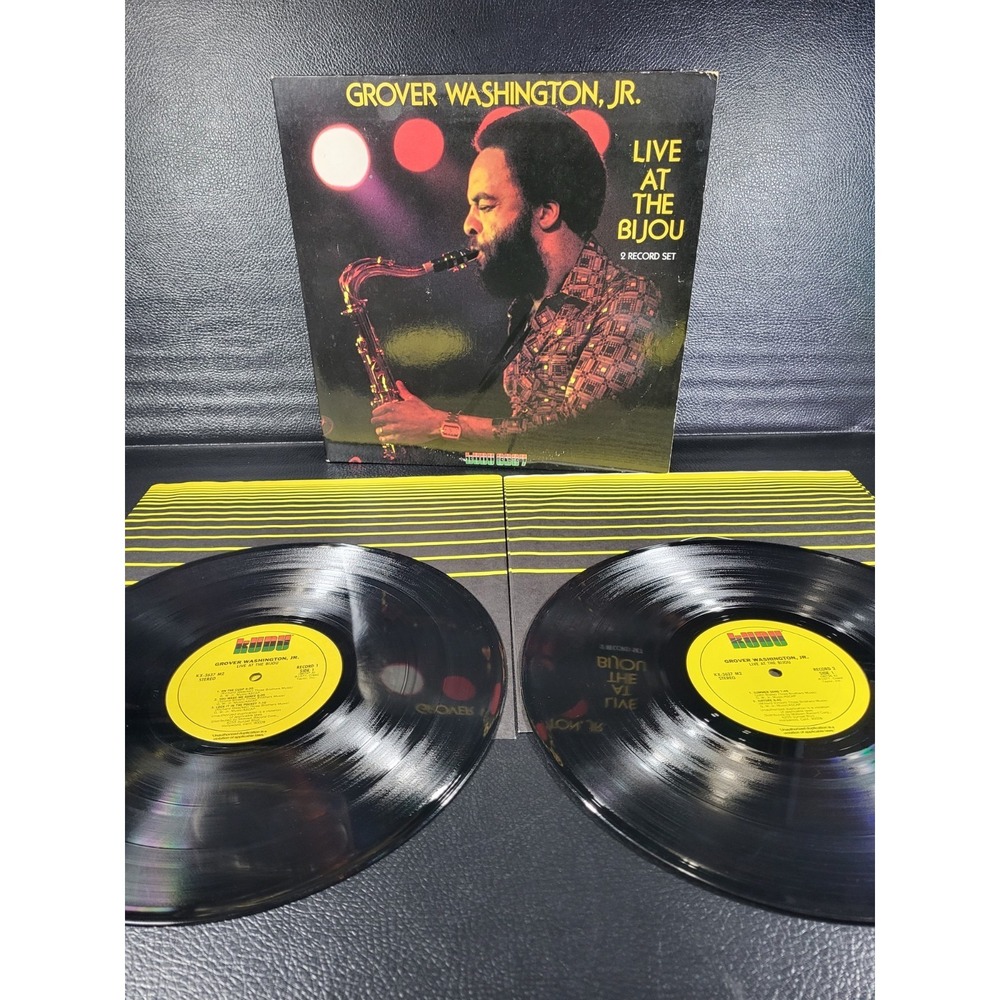GROVER WASHINGTON JR. - LIVE AT THE BIJOU - JAZZ LP / KUDU